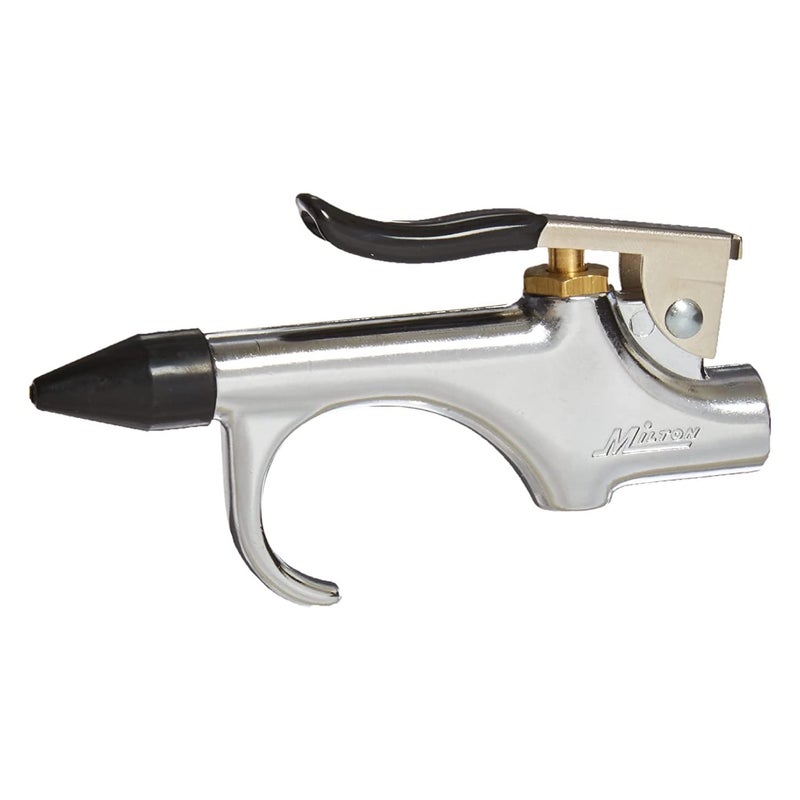 Milton (S-148) 1/4" NPT Lever Blow Gun - Rubber and Safety Tip Nozzles - Image 1