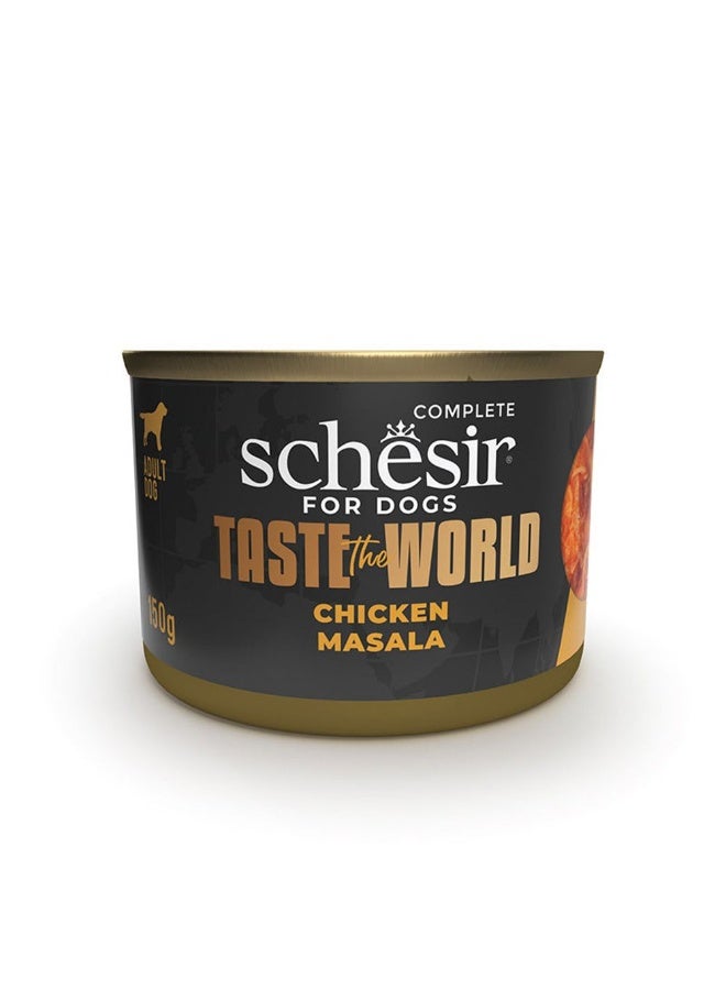 Schesir Taste The World Dog Wholefood Chicken Masala 150g