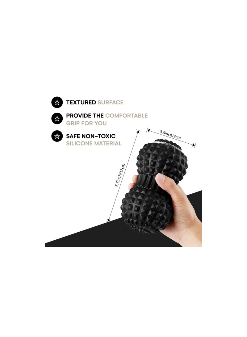 SYOSI "Peanut Massage Ball, Vibrating Massage Roller, Muscle Roller for Deep Tissue Massage, Myofascial Release and Trigger Point Therapy, Long Lasting Relieves Muscle Tension, for Feet, Legs, Back, Neck " - Image 2