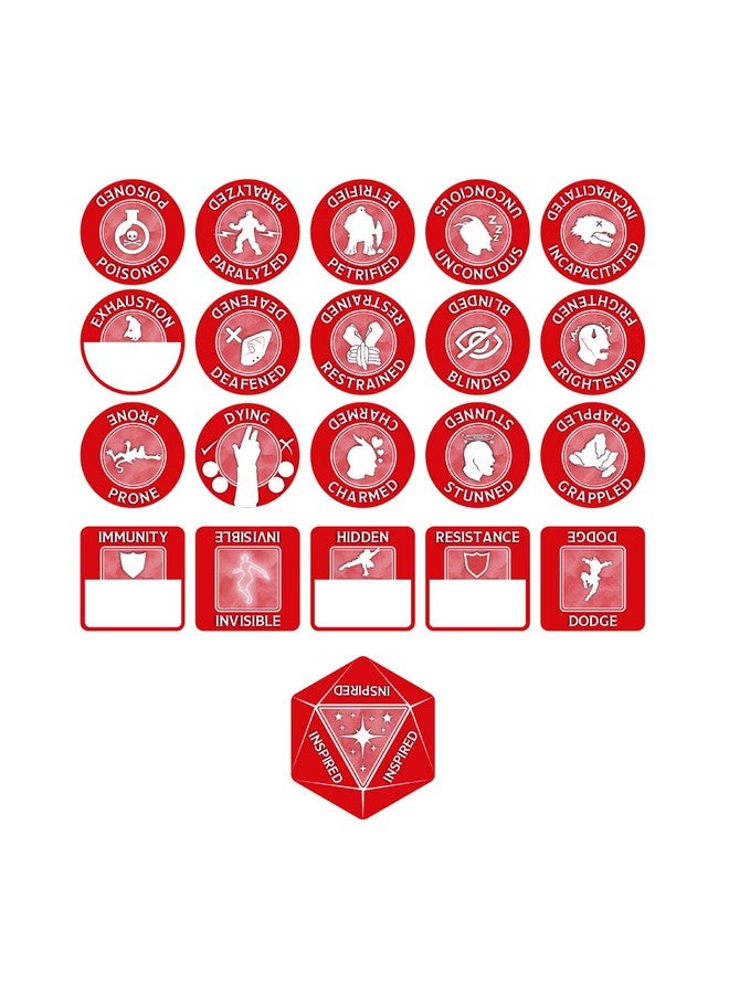 Gale Force Nine Sorcerer Token Set, Multi - Image 3