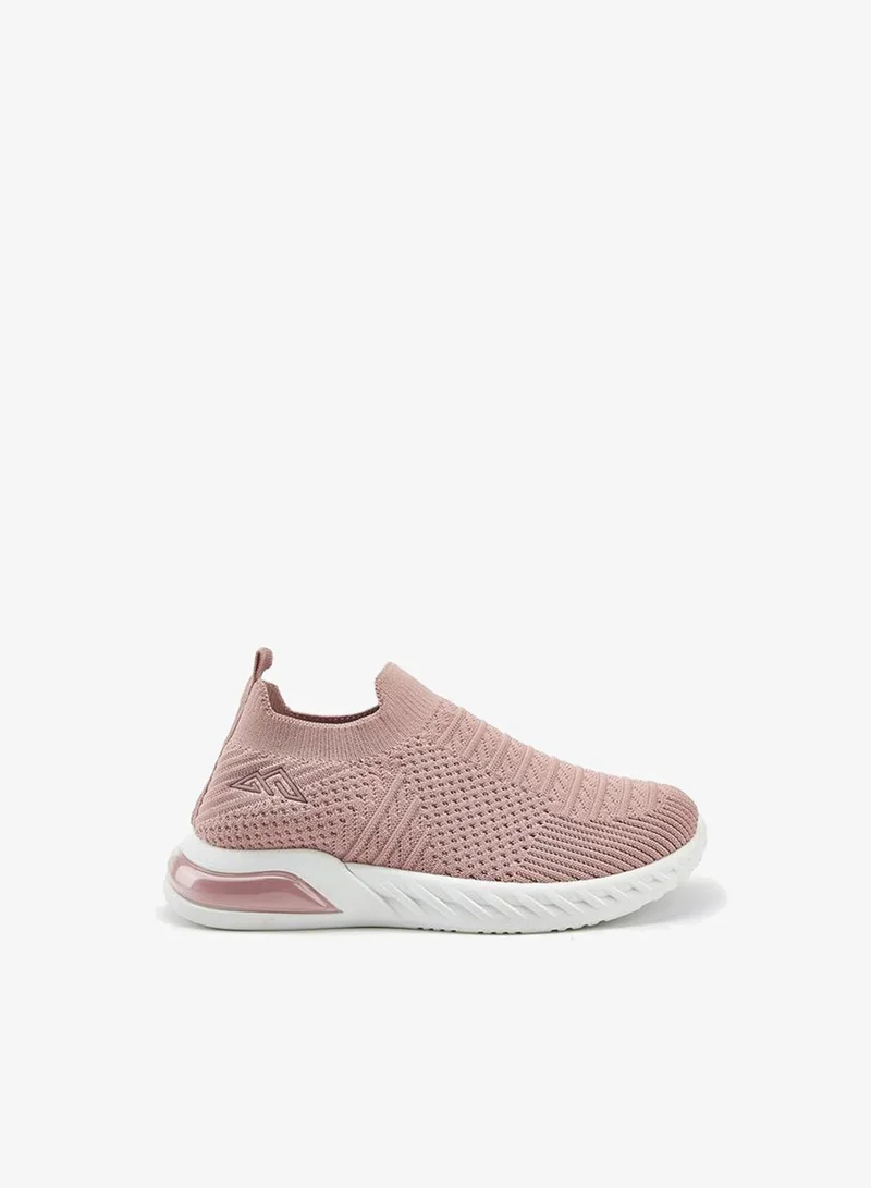 شو اكسبرس Textured Slip-On School Sports Shoes With Pull Tab