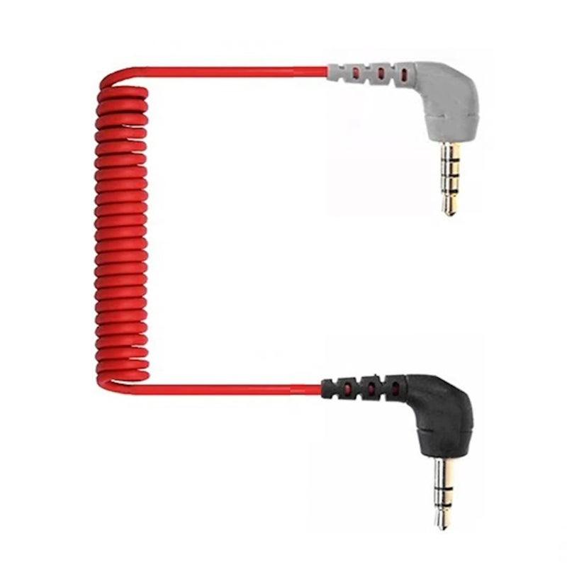 ienza 3.5mm TRS to TRRS Microphone Patch Cable Mic Cord Compatible with iPhone, Smartphone, Tablets for Rode SC7, VideoMic, VideoMicro Go, BOYA & Other External Mic (Please Read Details/Instruction Below) - Image 1