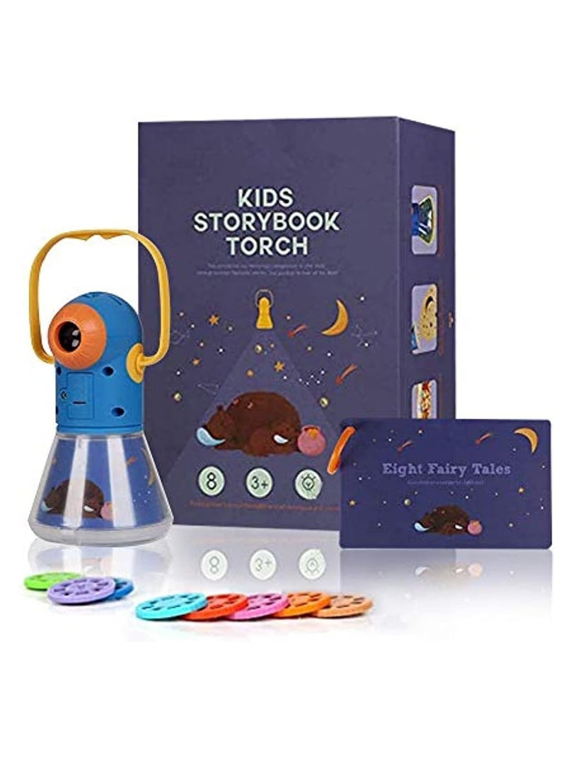 Kids Multifunctional Story Projector, Night Lights Projector Storybook Toy With Adjustable Focal Length, Safe And Durable Educational Toys For Boys And Girls, (1pc)  - Image 1