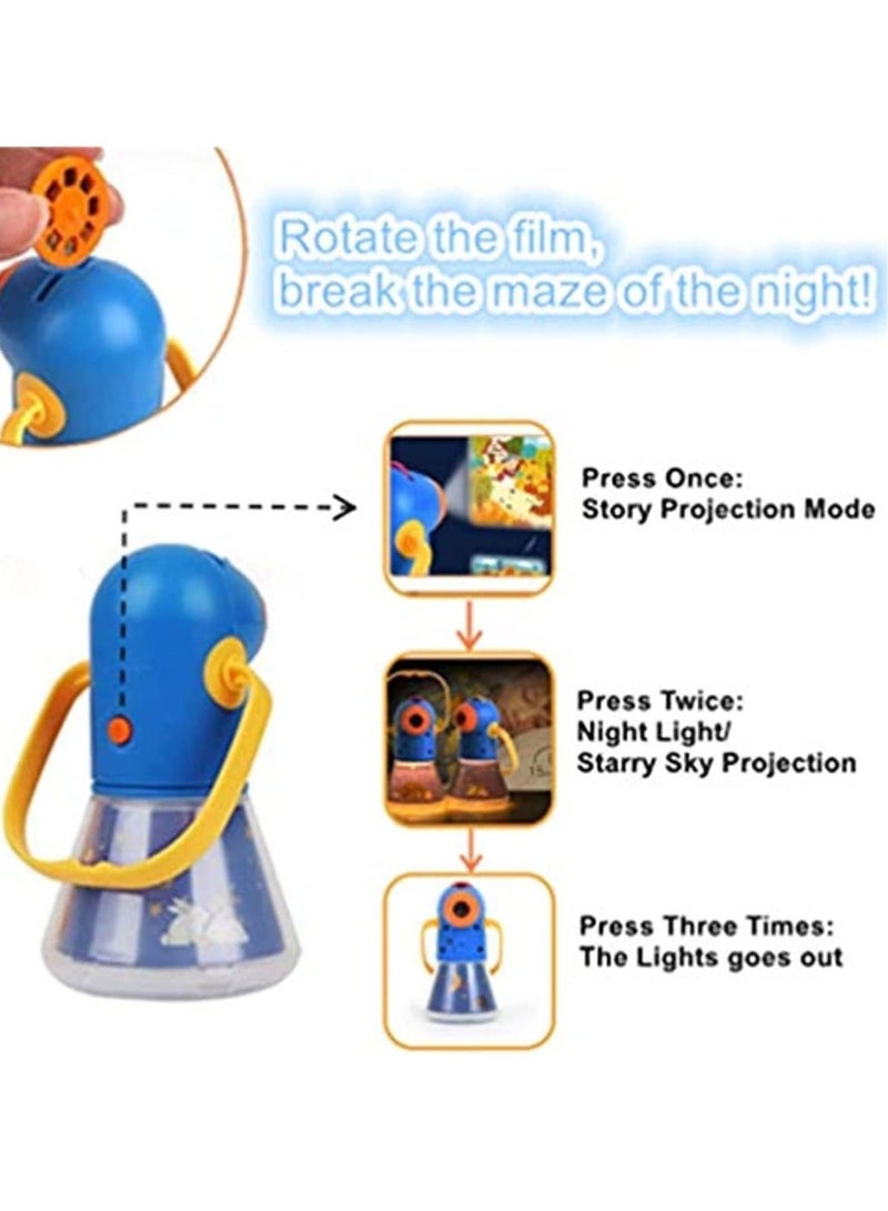 Kids Multifunctional Story Projector, Night Lights Projector Storybook Toy With Adjustable Focal Length, Safe And Durable Educational Toys For Boys And Girls, (1pc)  - Image 2