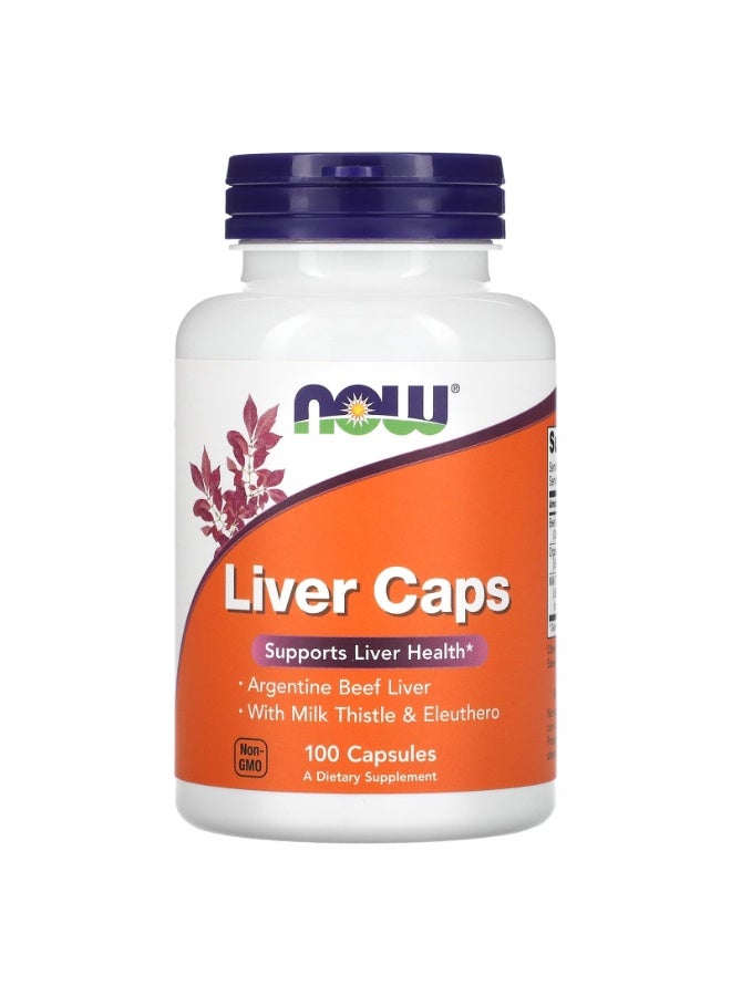 now Foods Liver Caps 100 Caps