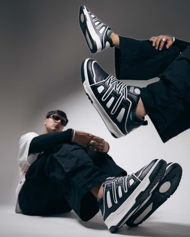 Bacca Bucci Mens Metrolites: Urban Pulse Edition, The Epitome of Comfort Meets Street-Style Elegance Sneaker Black, 6 UK - Image 2