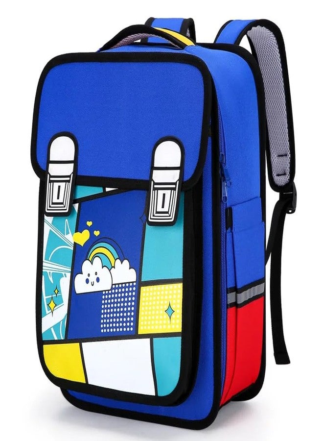 Koozy Up Koozy 2D Bags Animated Bag - Unique and Fun 2D Design Bag, Lightweight, Durable, and Spacious for Everyday Use, Stylish & Functional (Premium Large) - Image 2