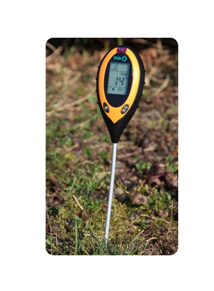4-In-1 Soil Nutrient Content Detector High Precision Instrument for Plants Soil Survey, Measuring Light, Temperature, Humidity, and pH - Image 3