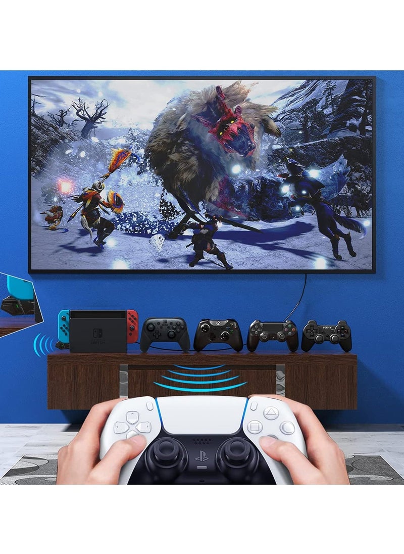 Generic - Wireless Controller Adapter for PS5/ P4/ PS3, Windowns, Switch Platform, Compatible witch PS5/ P4, Switch Bluetooth Wireless Controller Plug and Play - Image 1