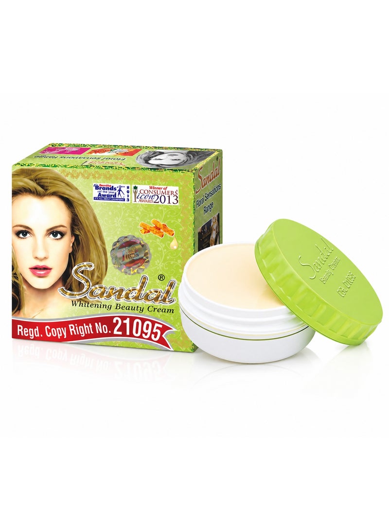 Sandal Whitening Beauty Cream for Glowing and Blemish Removal Skin, 30g - Image 1