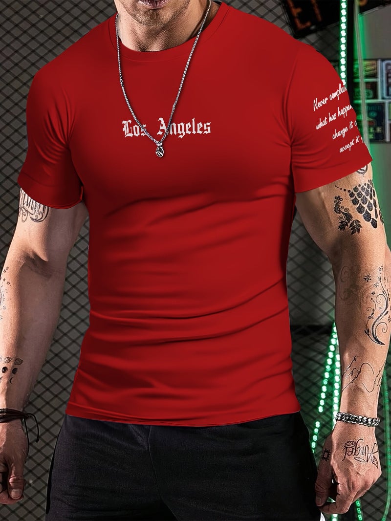 3D Digital Printing Men's Short-Sleeved Round Neck T-Shirt - Image 1