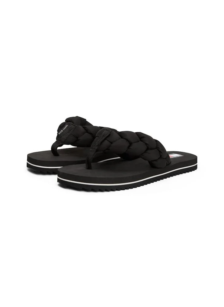 TOMMY JEANS Braided Thong Beach Sandals