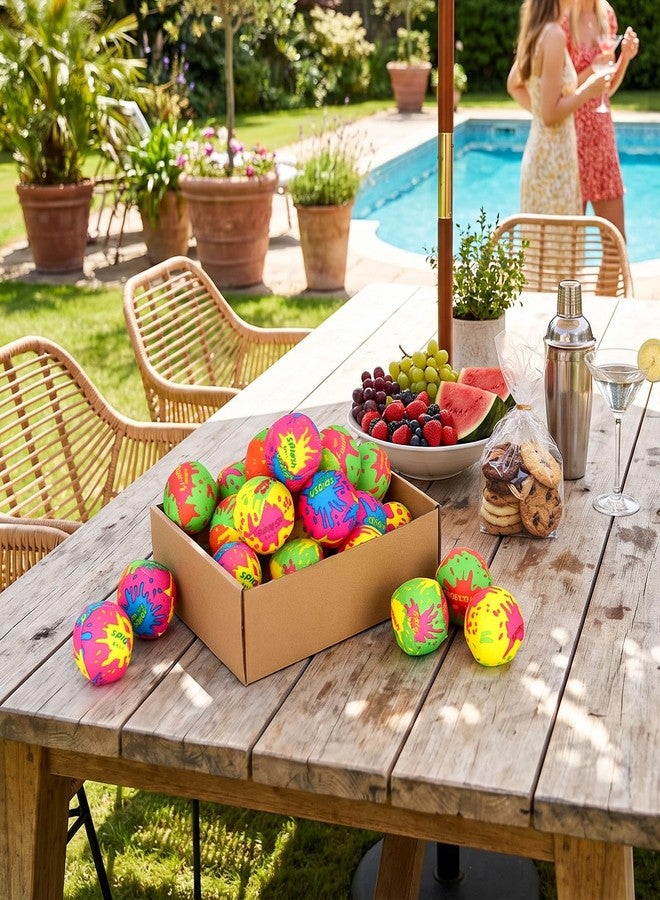 DEARIDAP 12 PCS 2 inches Water Splash Balls, Water Absorbent Balls, Summer Splash Beach Balls for Pool, Beach Party Favors, Summer Soaking Games, Outdoor Activities - Image 4