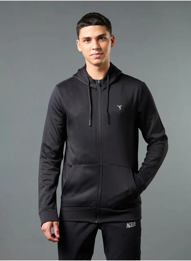 Technosport SOLID HOODIE WITH ZIP