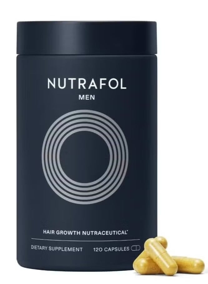 Nutrafin Nutrafol Men's Hair Growth Supplements, Clinically Tested for Visibly Thicker Hair and Scalp Coverage, Dermatologist Recommended - 1 Month Supply - Image 2