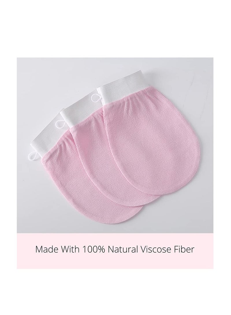 Generic 3 Pcs Korean Loofah For Peeling Skin And Body Cleaning  - Image 1