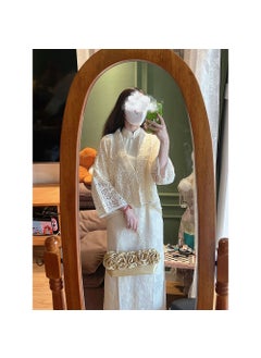 Generic Vintage Chinese Style Young Adult Dress 2024 New Fashion Day Wear Elegant Simple Design Womens Cheongsam Shawl [9161]] 