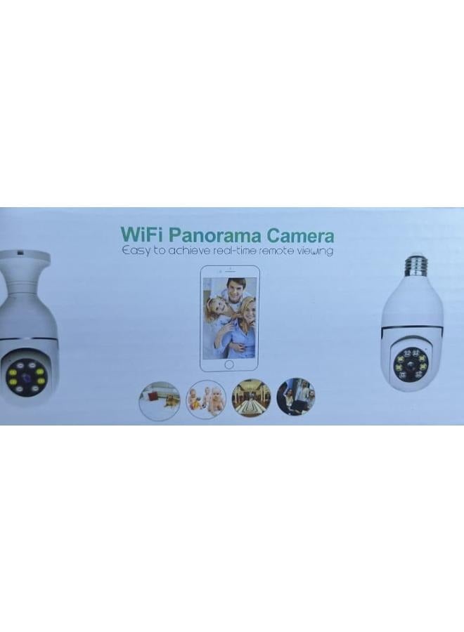 كاميرا مراقبة لاسلكية Tovnet Wifi Pan/Tilt Light Bulb Security 1080P، كاميرا 360 درجة 3.0 ميجابكسل للمراقبة المنزلية CCTV كاميرا IP بانورامية، مع رؤية ليلية