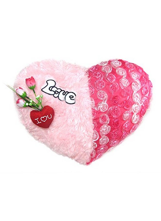 Tickles Tickles I Love You Heart Cushion Soft Stuffed Plush Toy Gifts for Boys & Girls Wedding Anniversary Birthday Valentine's Day (Size: 41 cm Color: Pink)  - Image 1