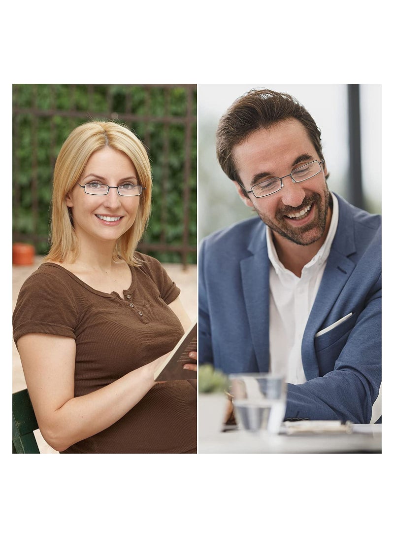 إستيل القراء ضوء الجيب النحيف مع القلم كليب حالة القراء خفيفة الوزن صغيرة سوداء - Image 2