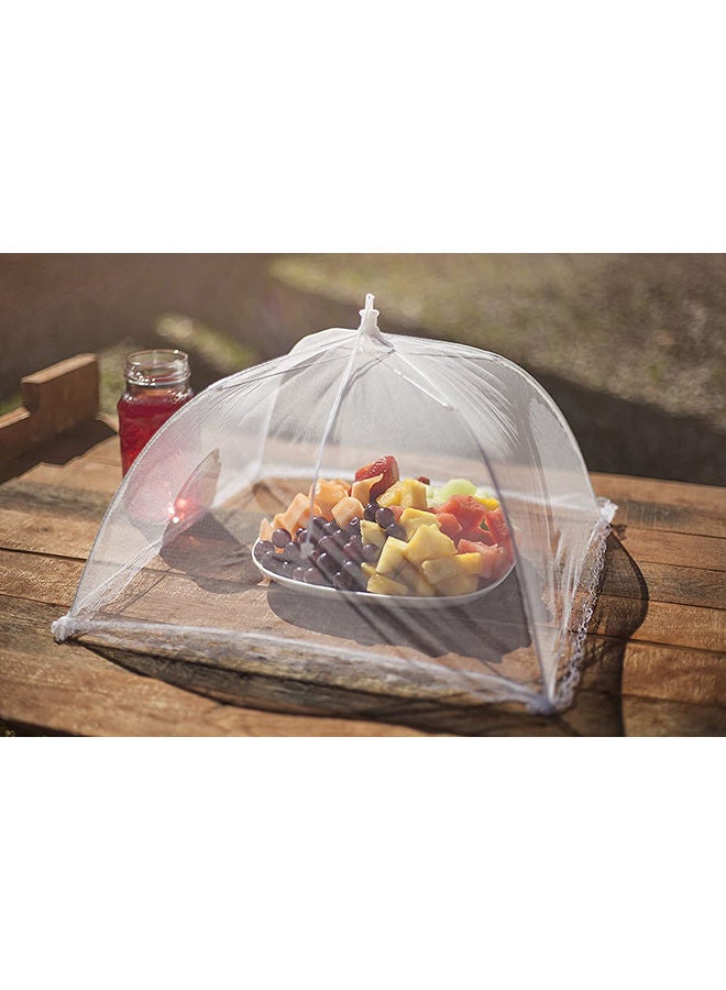 O Ozone Mesh Food Cover Tent [ Large Size ] Umbrella Food Cover [ Avoid flys and insects flying into your food ][ Camping Utensil ] (Blue)  - Image 2