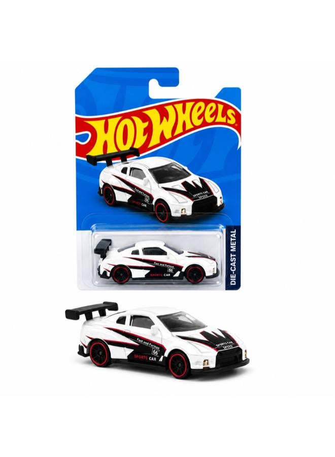 White Sports Die-Cast Toy Car 1:64