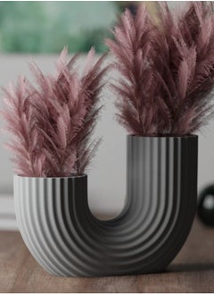 3D Brothers U Vase Modern Home Decor U Shaped Vase For Center Table Living Room Office Home Decor Vase  - Image 1