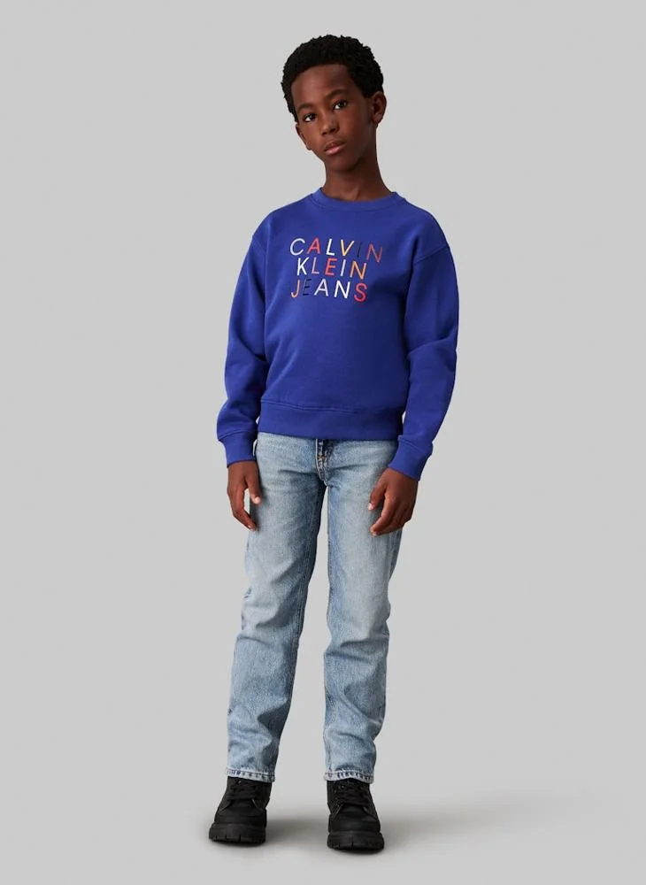 كالفن كلاين جينز Kids Logo Graphic Sweatshirt