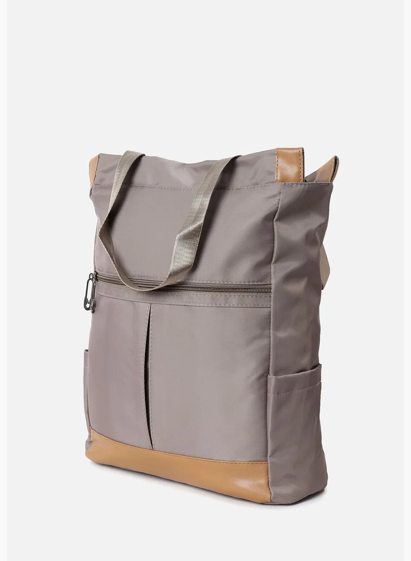 Haute Sauce Solid Travel Backpack with Zip Lock For Women