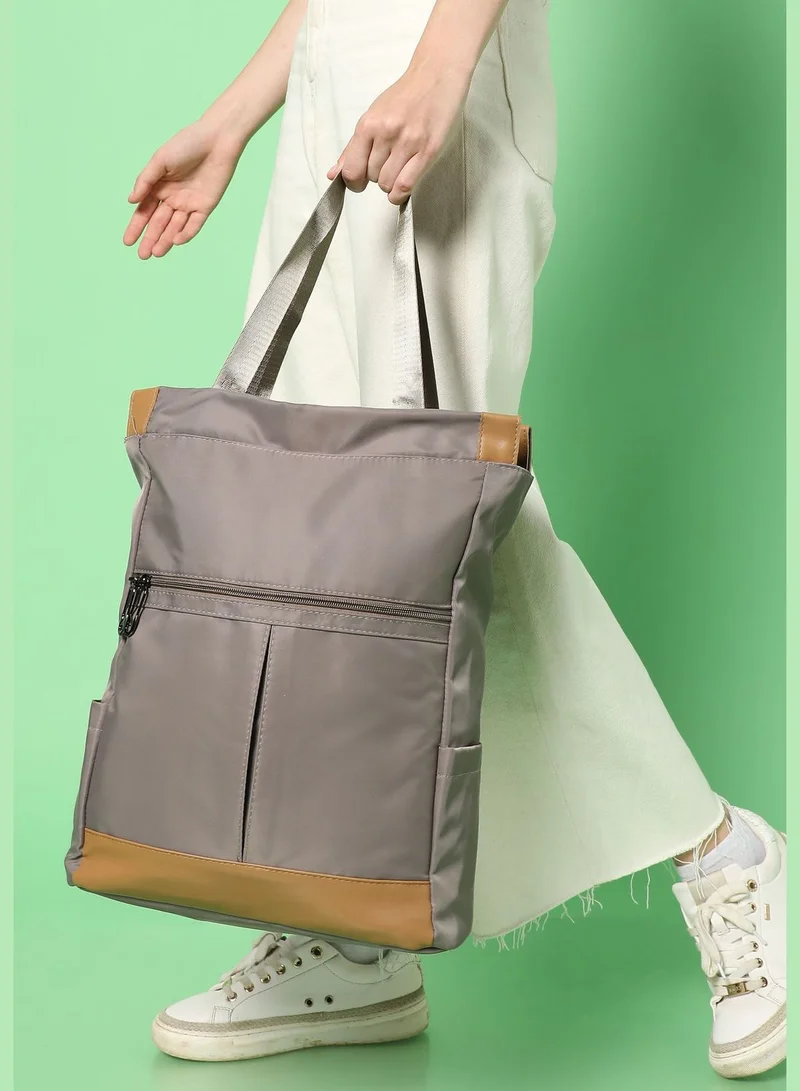 Haute Sauce Solid Travel Backpack with Zip Lock For Women