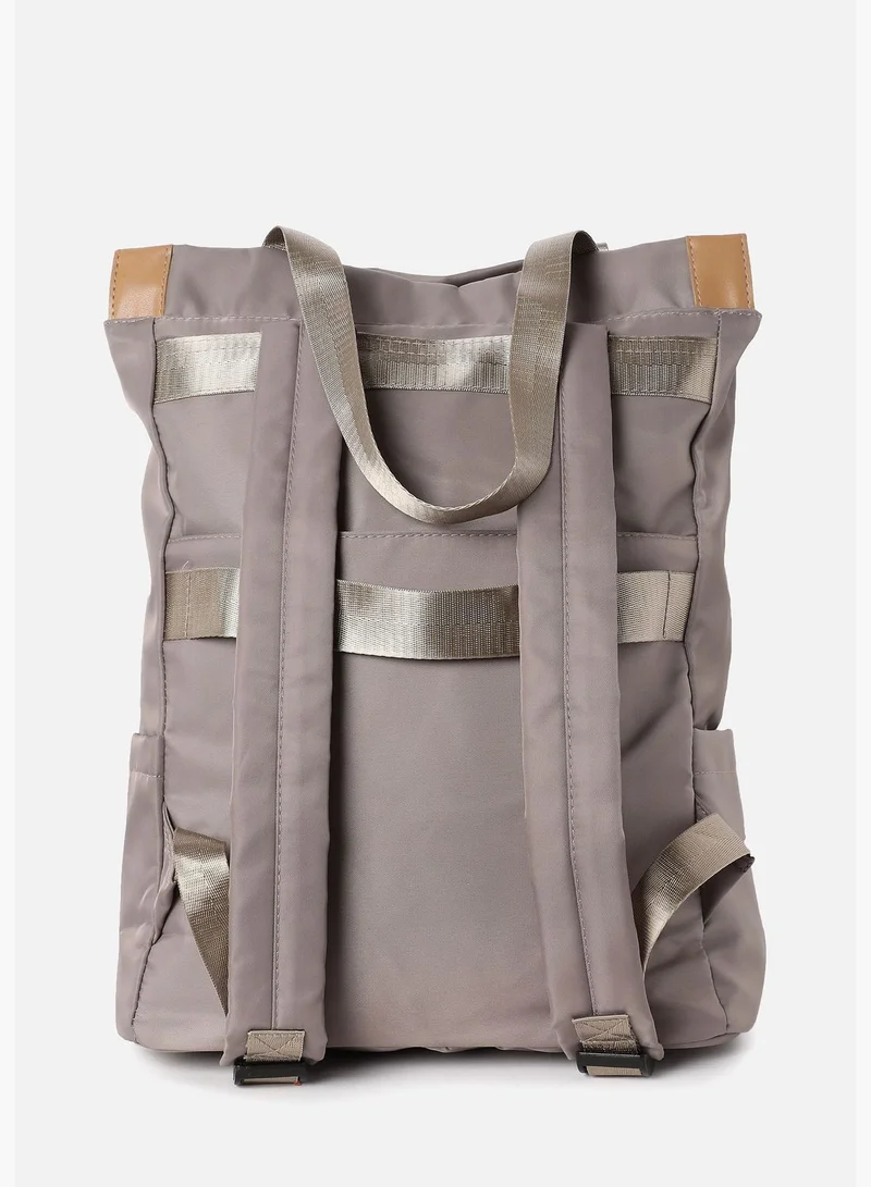 Haute Sauce Solid Travel Backpack with Zip Lock For Women