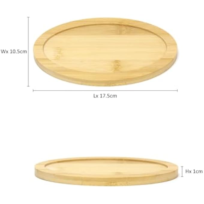 BLACKSTONE Cast Iron Mini Oval Skillet With Wooden Sizzler Plate 18Cm  Ideal For Sizzling Grilling And Serving Bc14159 - Image 4