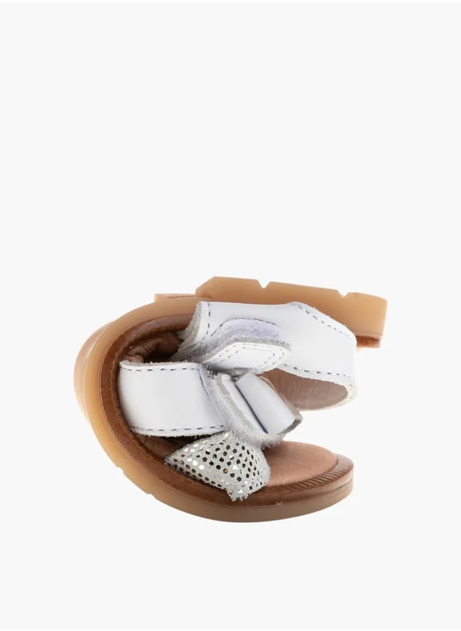 Pablosky Girls Strap Sandals With Hook And Loop Closure