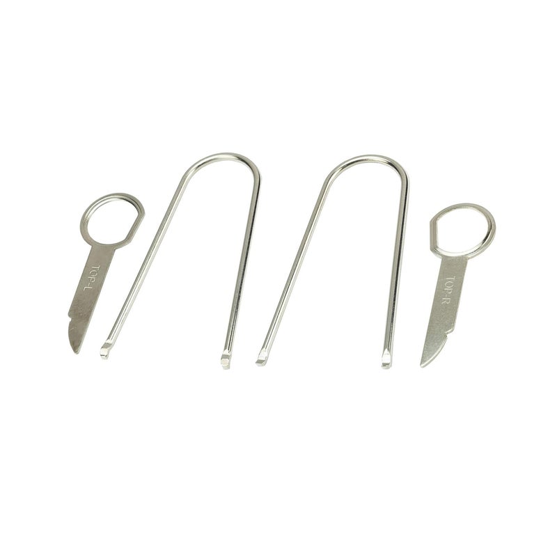 Scosche DT1 Automotive Car Radio DIN Removal Tool Kit - Essential Factory Radio Removal Keys - Stereo Removal Pry Tool Set - Audi, Ford, Mercedes, VW and More - Compact Car Audio Installer Equipment - Image 5