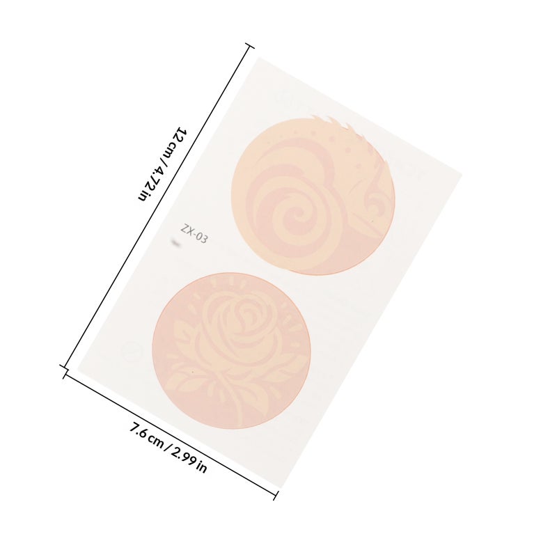 10 Sheets Temporary for Adults Realistic Scar Concealer Halloween Cute Temporary Temporary for Women - Image 2