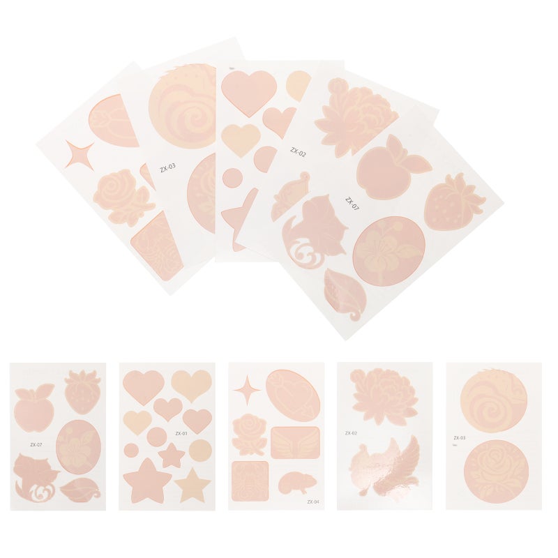 10 Sheets Temporary for Adults Realistic Scar Concealer Halloween Cute Temporary Temporary for Women - Image 5