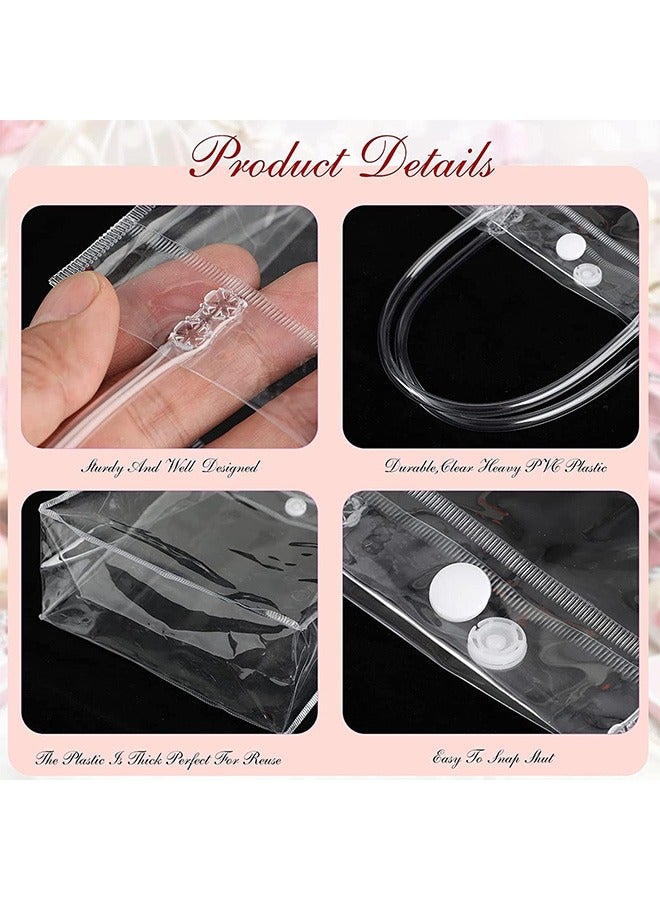 Ailily Set of 10 Small Transparent Gift Bags, Perfect for Parties, Birthdays, and Special Celebrations - Image 2
