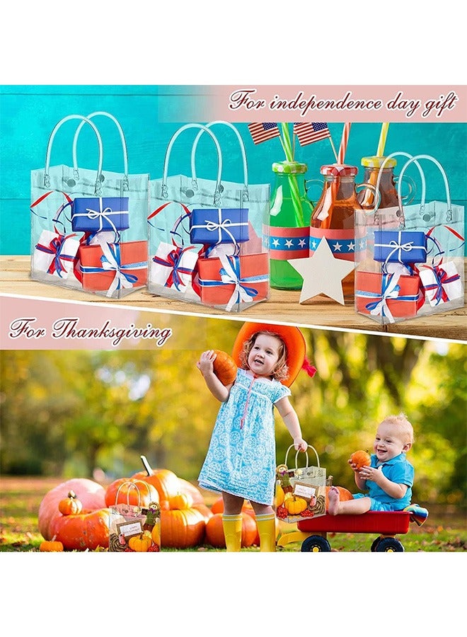 Ailily Set of 10 Small Transparent Gift Bags, Perfect for Parties, Birthdays, and Special Celebrations - Image 5