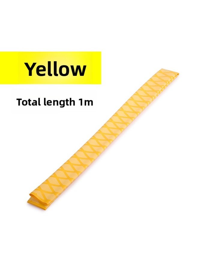 Slovic bat Yellow (length 1 m)Specifications:Caliber 28mm Thickened Handle Wrap With Sweat-Absorbing Tape Non-Slip Waterproof Handle Wrap Wear-Resistant Grip Sticky Sweat-absorbent Belt Handle Belt - Image 1