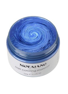 Unisex Hair Wax Color Dye Styling Cream Mud Natural Hairstyle Pomade Washable TemporaryParty Cosplay New Blue