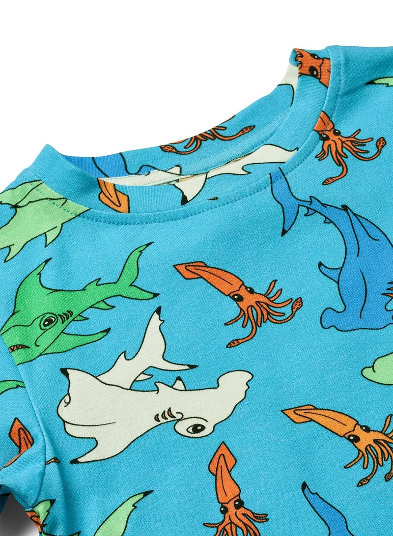 Småfolk T-shirt with hammerhead sharks