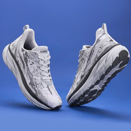 AVANT Men's Storm Grey/Black Running Shoe - 9 UK (AVMSH119CL01UK9) - Image 2