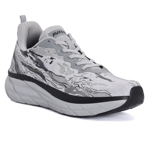 AVANT Men's Storm Grey/Black Running Shoe - 9 UK (AVMSH119CL01UK9) - Image 1