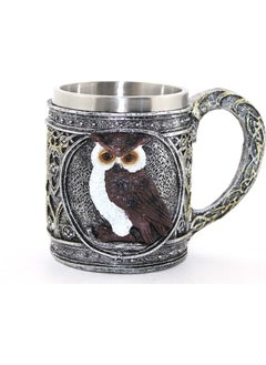 Hediyesahibi Stainless Steel Owl Mug Decorative Gift  - Image 4