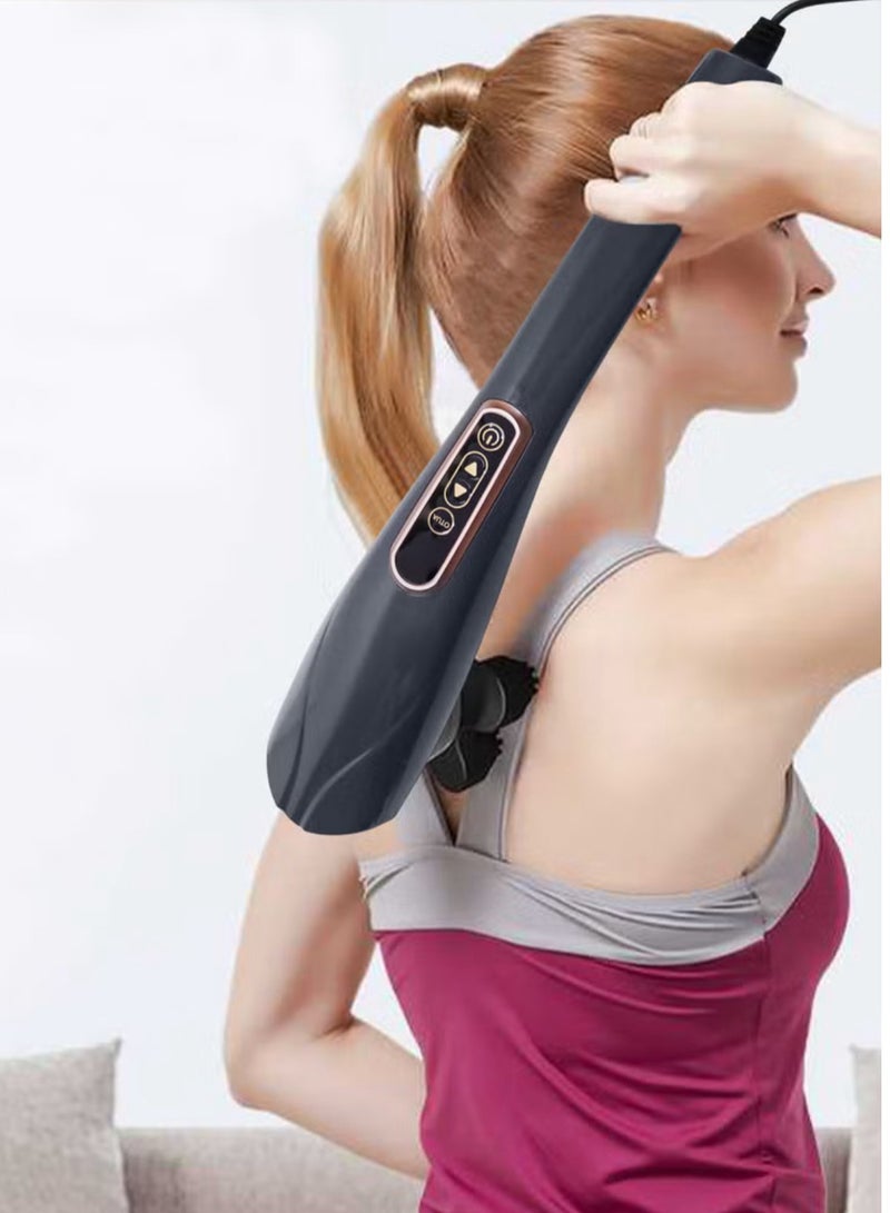 جهاز تدليك محمول متطور - قوة معززة، بناء أخف، تشغيل هادئ، سرعات وأوضاع متعددة، تصميم ذكي مع 6 رؤوس للتدليك، لاسلكي وقابل لإعادة الشحن لتخفيف الأنسجة العميقة - Image 1