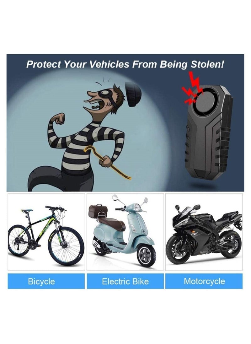 Generic Bike Anti-theft Alarm, alarm, Alarm with Remote Control, 3 Ringtones and Levels of Sound, SOS Prompt, Suitable for Bicycles, Motorcycles, Electric Scooters, Mopeds, Etc  - Image 3