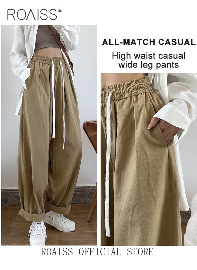 Women High Waisted Wide Leg Pants with Loose Fit High Waisted Design Casual Workwear Trousers with Skin Friendly Fabric Fashionable and Versatile Suitable for Work and School - pzsku/Z4C0D3D46BD73427A5545Z/45/_/1714272200/cbabd2fe-bdd1-4db8-bc73-3dbf6841e6ef