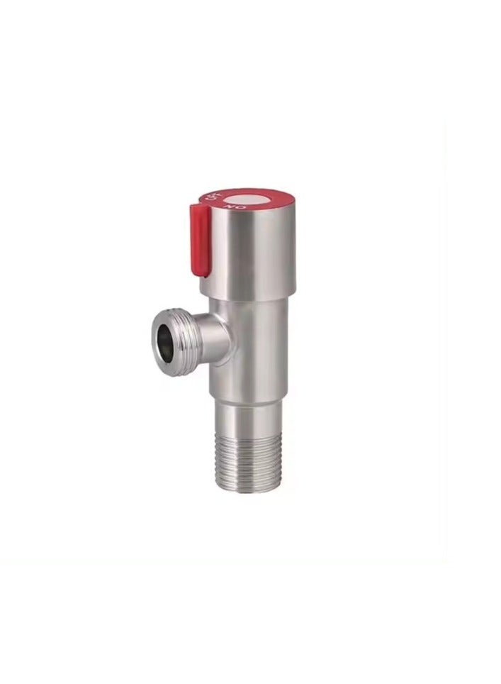 "Modern Solid Brass Angle Valve | Cold and Hot Water Control for Bathroom & Kitchen Sink" - Image 1