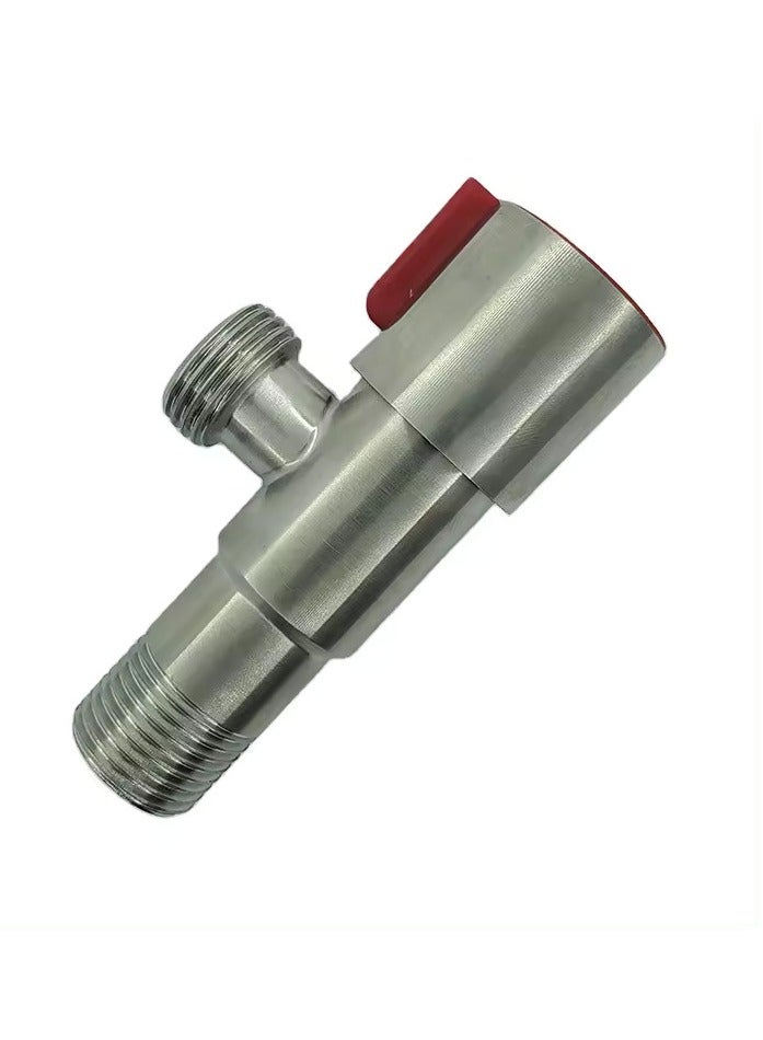 "Modern Solid Brass Angle Valve | Cold and Hot Water Control for Bathroom & Kitchen Sink" - Image 3