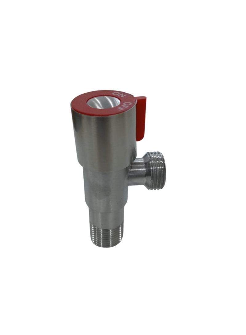 "Modern Solid Brass Angle Valve | Cold and Hot Water Control for Bathroom & Kitchen Sink" - Image 5